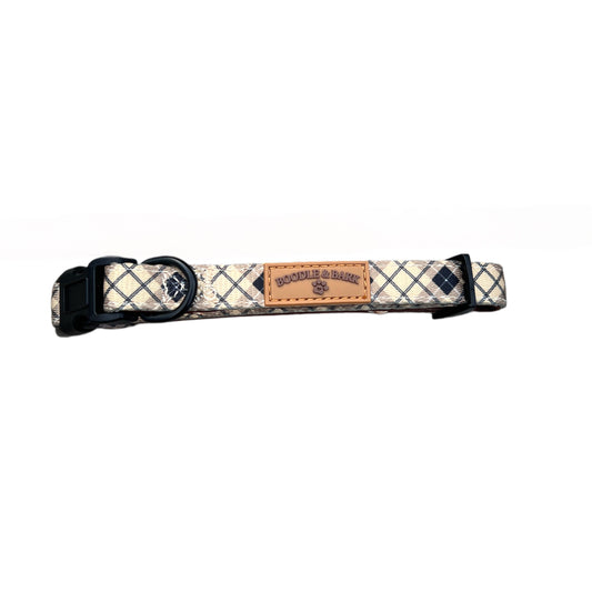 Brown Checkered Collar