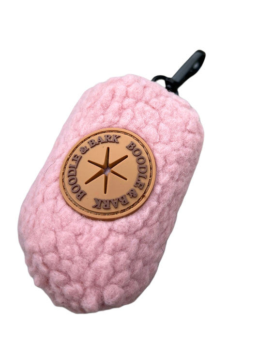 Cosy Pink Poop Bag Holder