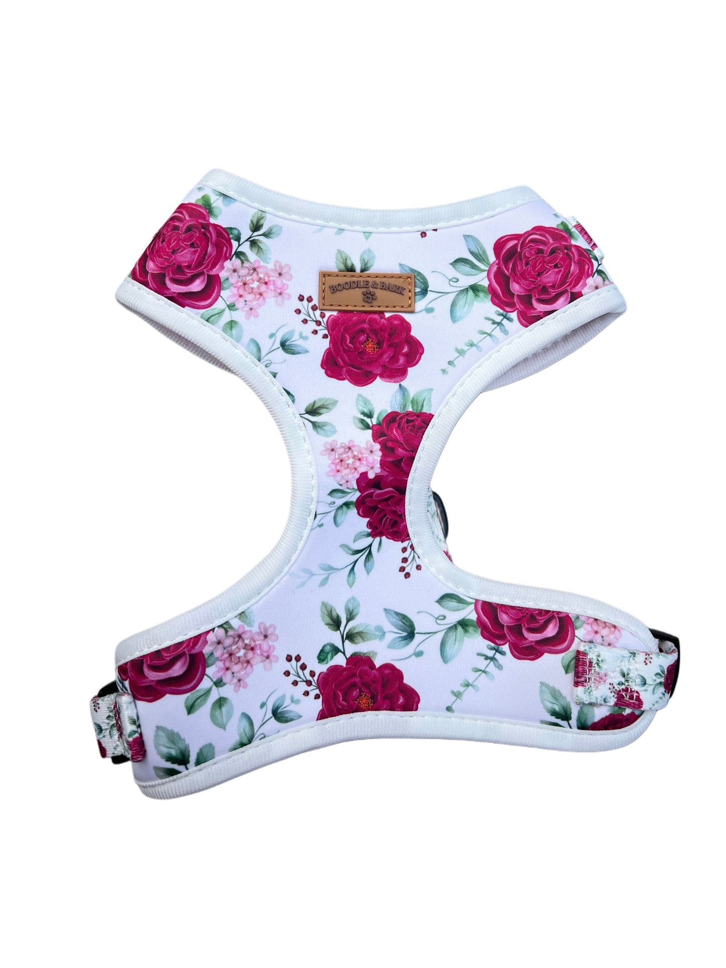 White Floral Harness